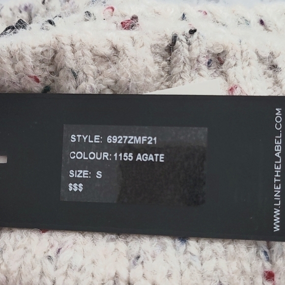 NWT LINE Label Georgia Half Zip Sweater Small - Picture 6 of 7